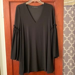 Zara bell sleeved mini dress - M